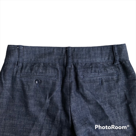 Express Design Studio Blue EDITOR Capri Pants-Sz 4 - Picture 4 of 4